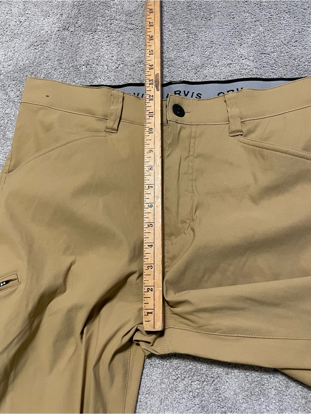 Orvis Tech Pants Mens 36x30 Walnut Water Repellent Stretch Hiking 1716851 - Picture 12 of 16